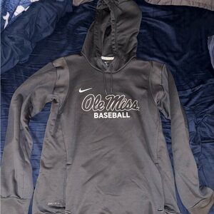 Nike Ole Miss Baseball Hoodie in Black